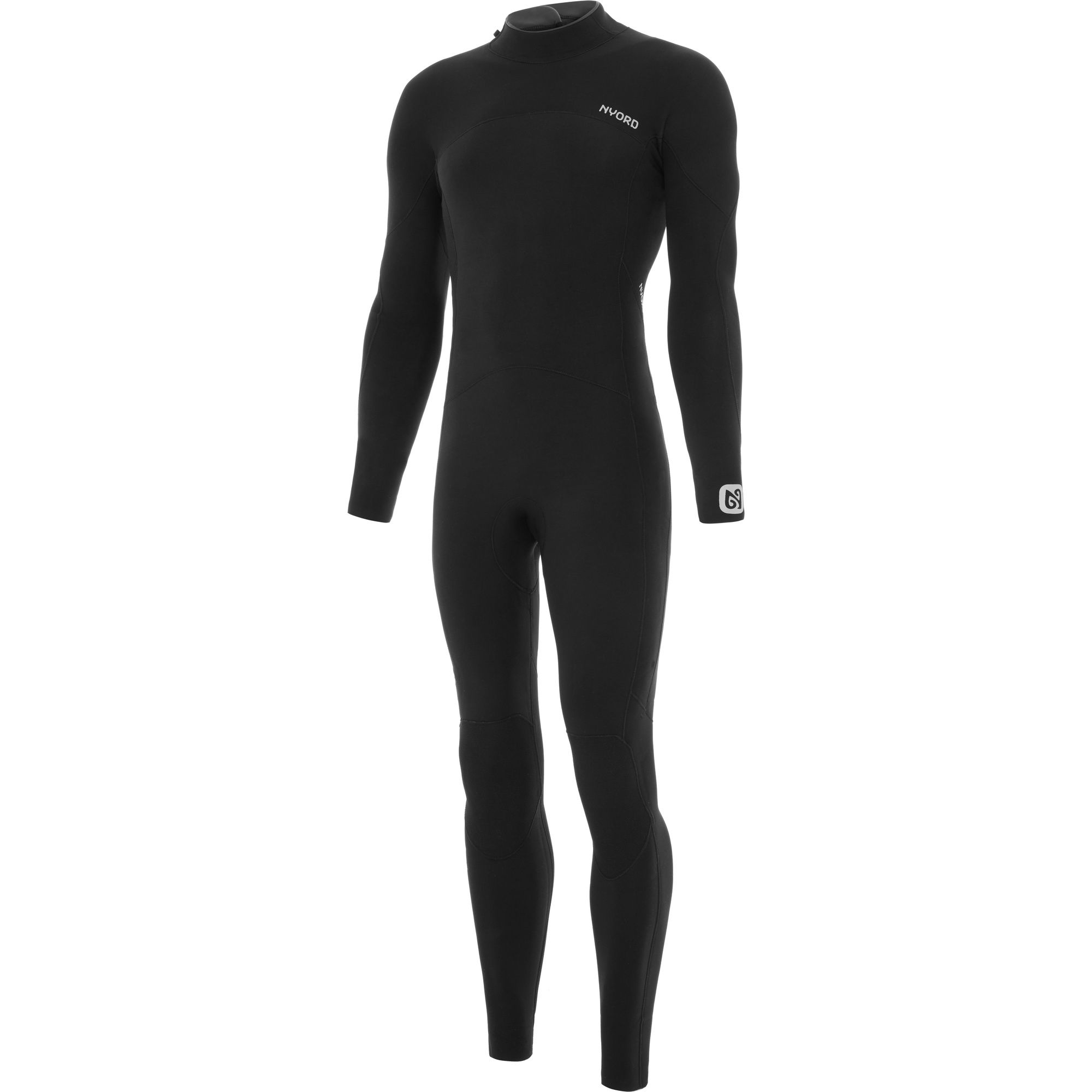 2025 Nyord Homem Furno 3/2mm Back Zip Gbs Fato De Neopreno FBM32001 - Black