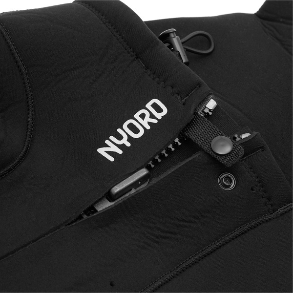 2025 Nyord Humano Furno Warmth 4/3mm Chest Zip Gbs Fato De Mergulho Fwm43001 - Preto