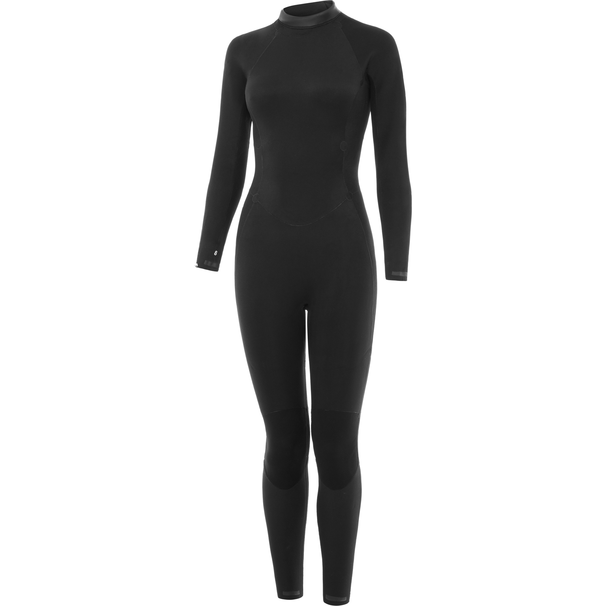 2025 Nyord Womens Furno 3/2mm Back Zip Gbs Fato De Mergulho Fbw32001 - Preto