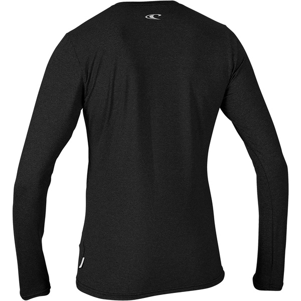 2019 O'neill Hybrid Manga Longa Das Mulheres V Pescoço Sol Camisa Preta 5320