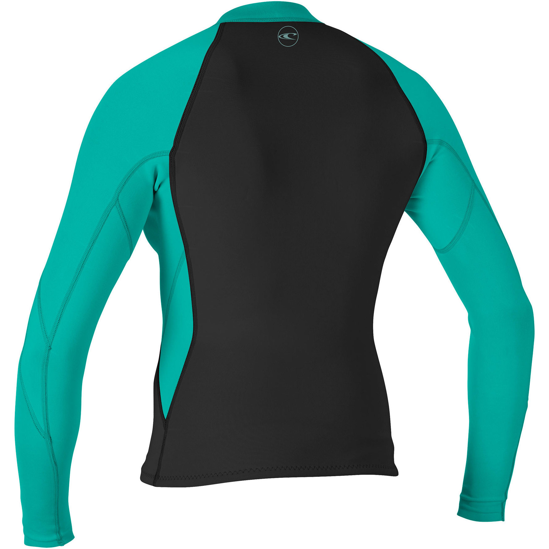 2026 O'neill Feminino Reactor Ii 1.5mm Front Zip Casaco De Neoprene 5294 - Preto / Aqua