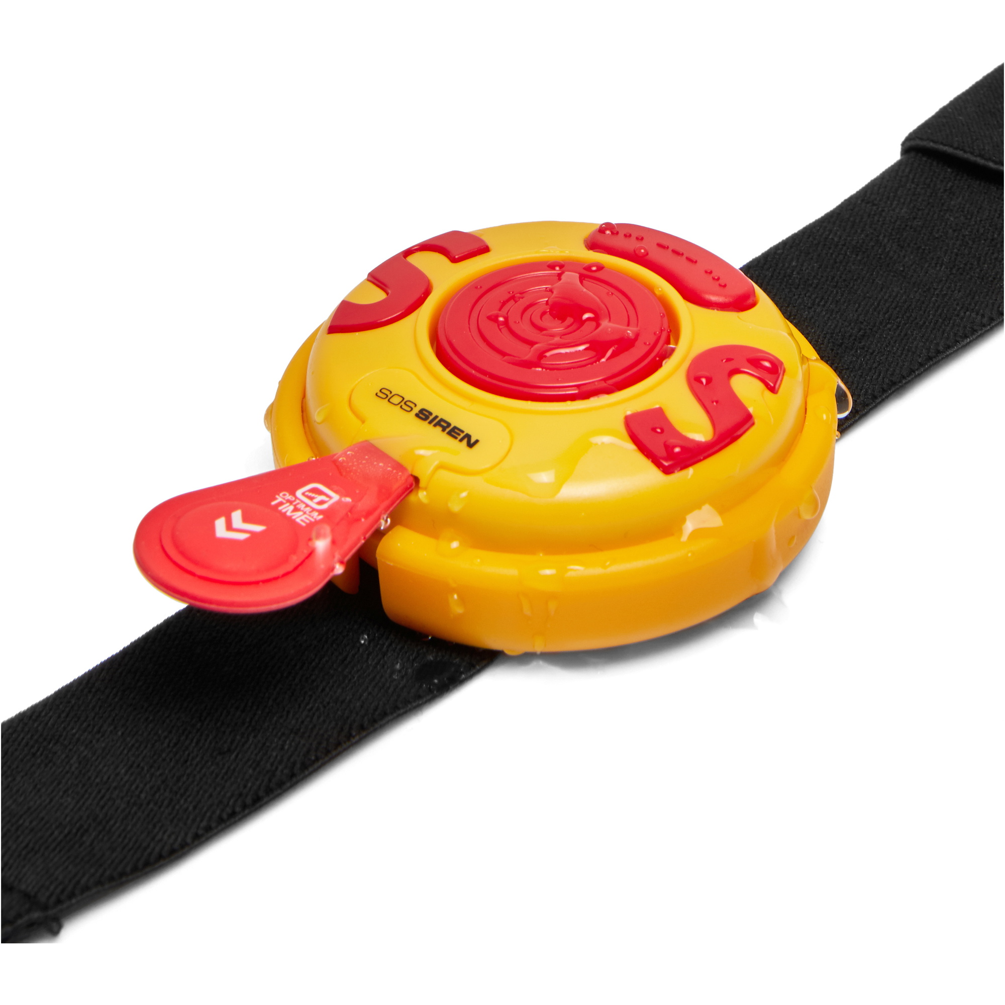 2026 Optimum Time Sirene De Segurança Sos Otsos - Amarelo / Vermelho
