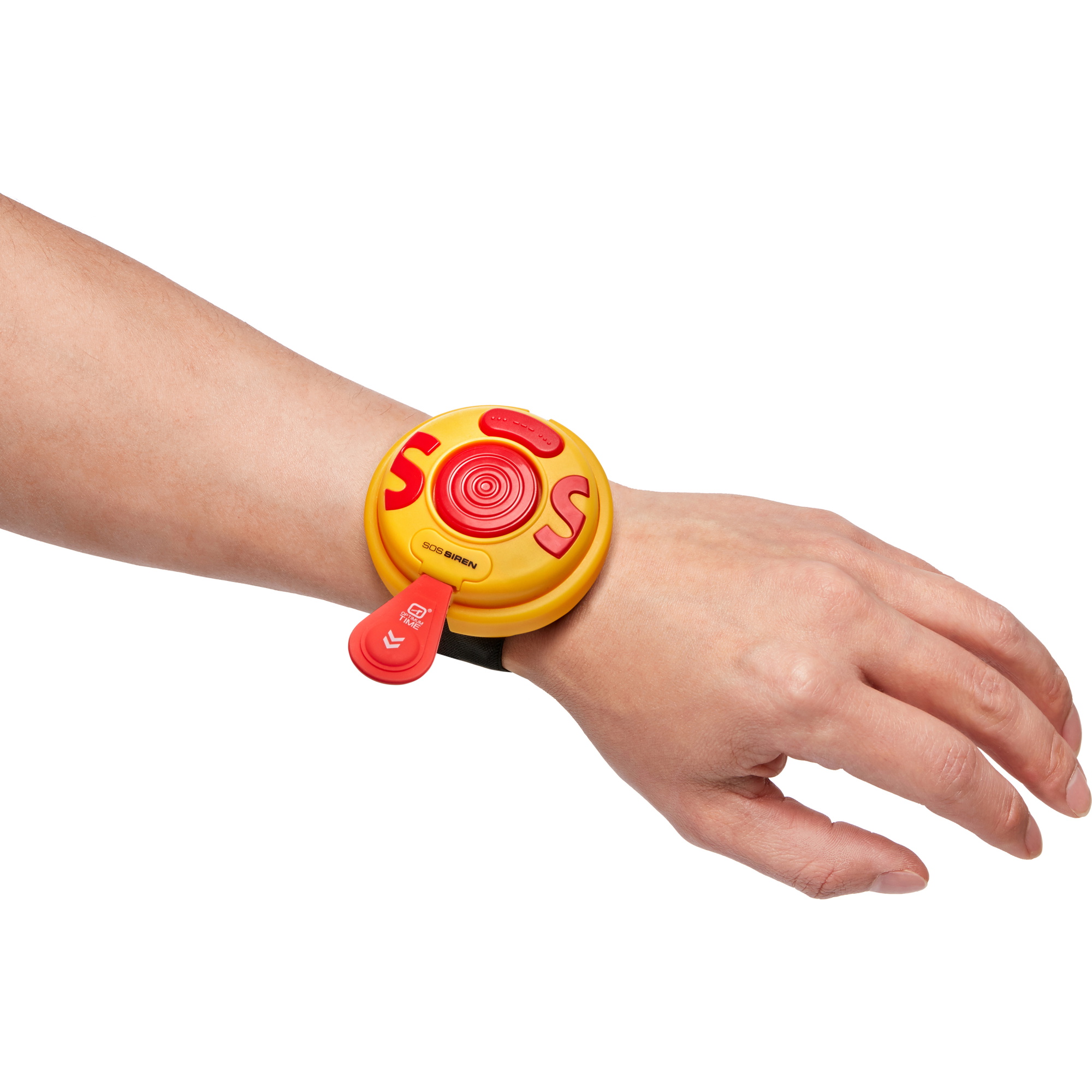 2026 Optimum Time Sirene De Segurança Sos Otsos - Amarelo / Vermelho
