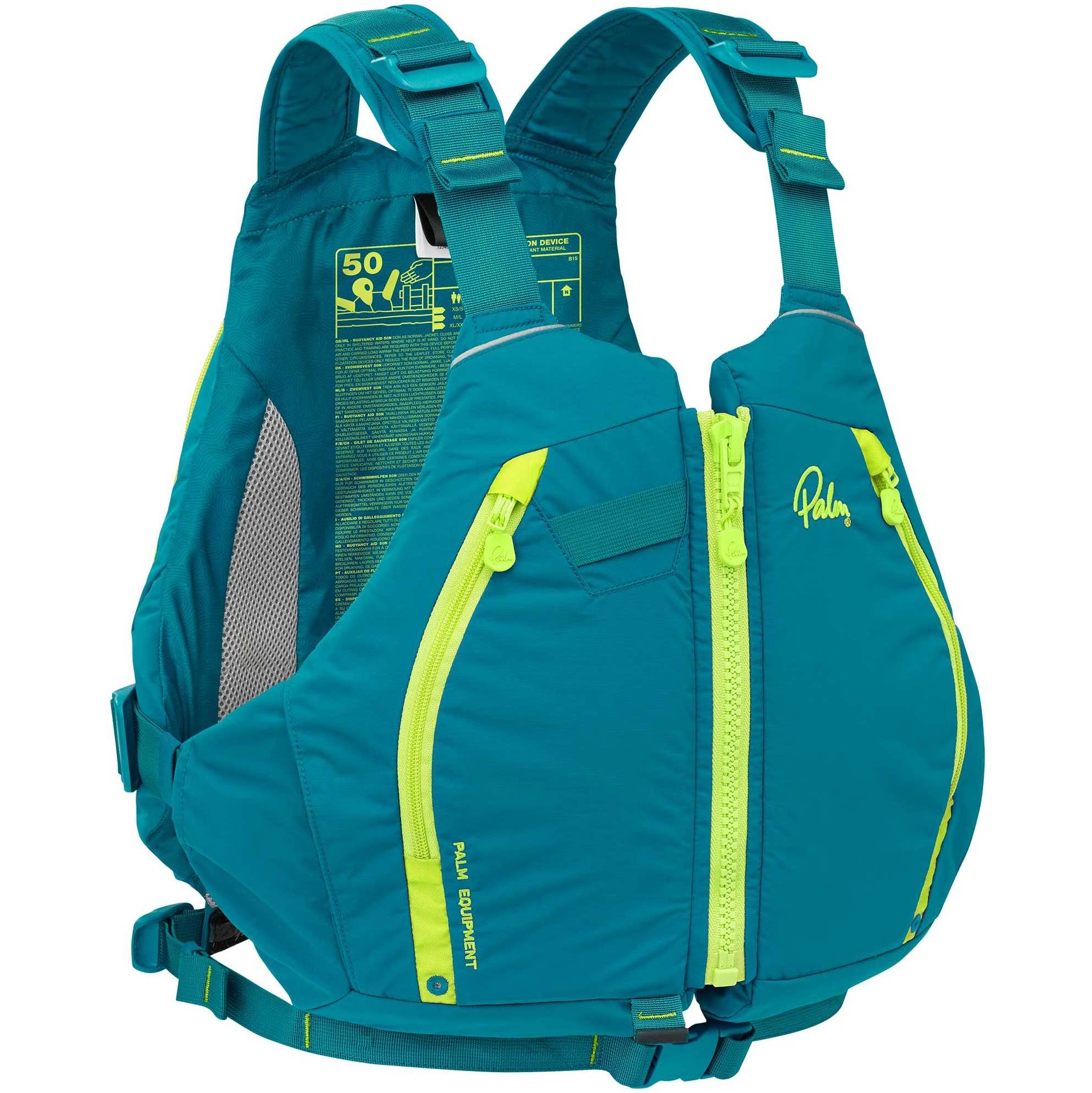 2026 Palm Peyto Touring Caiaque Pfd 12639 - Azul-petróleo