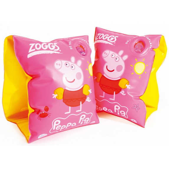 2017 Zoggs Peppa Pig Armbands 2-6 ANOS PINK 382219