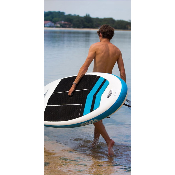 Quiksilver Isup 10'6x32 "inflável Stand Up Paddle Board Inc. Bomba, Remo, Bolsa E Trela Eglisqs106