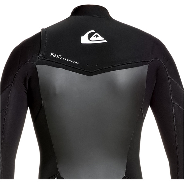 2021 Quiksilver Homens Syncro 3/2mm Chest Zip Wetsuit Preto / Branco Eqyw10308