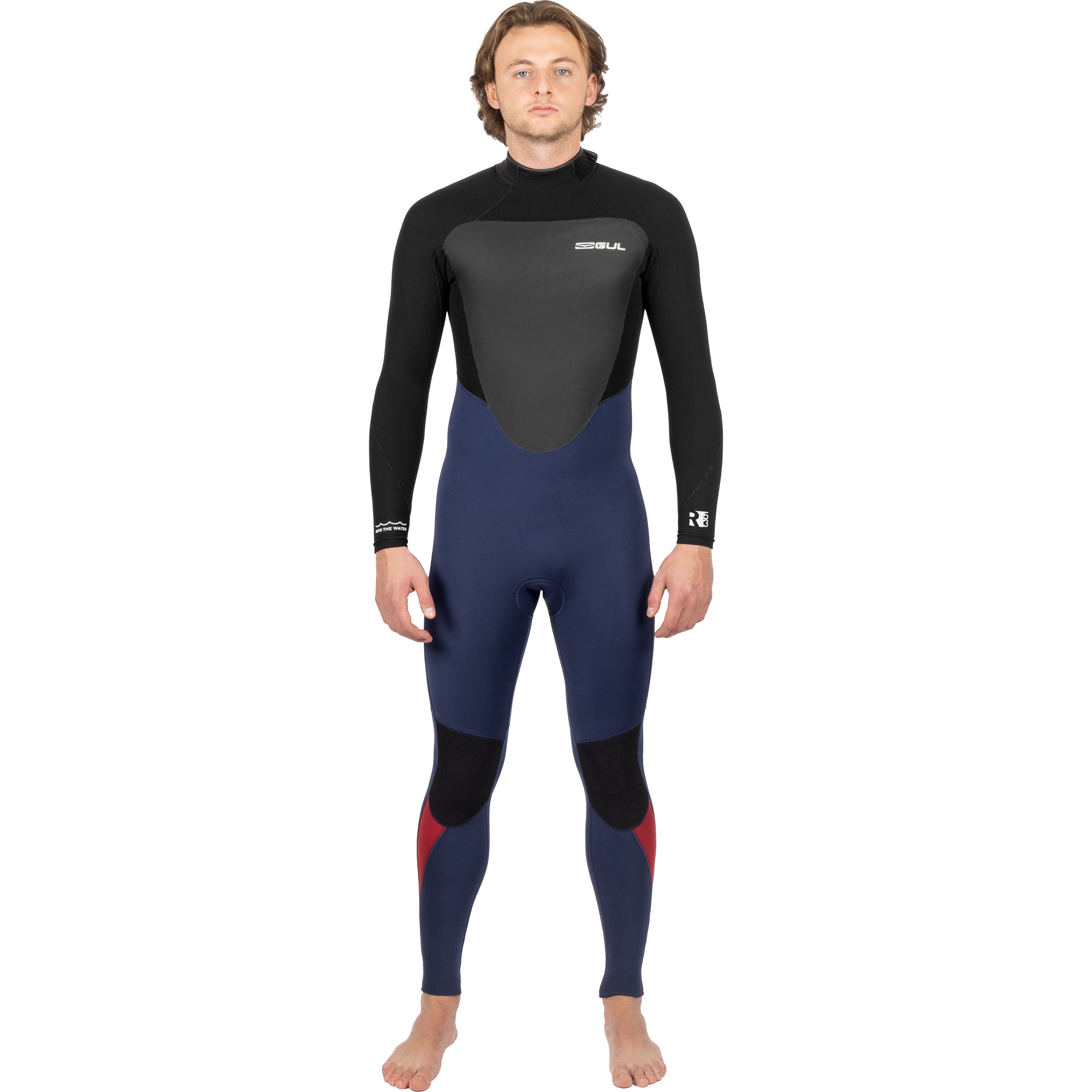 2025 Homem Generoso Response 5/3mm Gbs Back Zip Fato De Mergulho Re1213-c1 - Navy / Preto