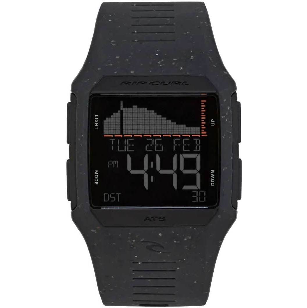 2020 Rip Curl Rifles Maré Garrafa Fivela Relógio A1174 - Asfalto