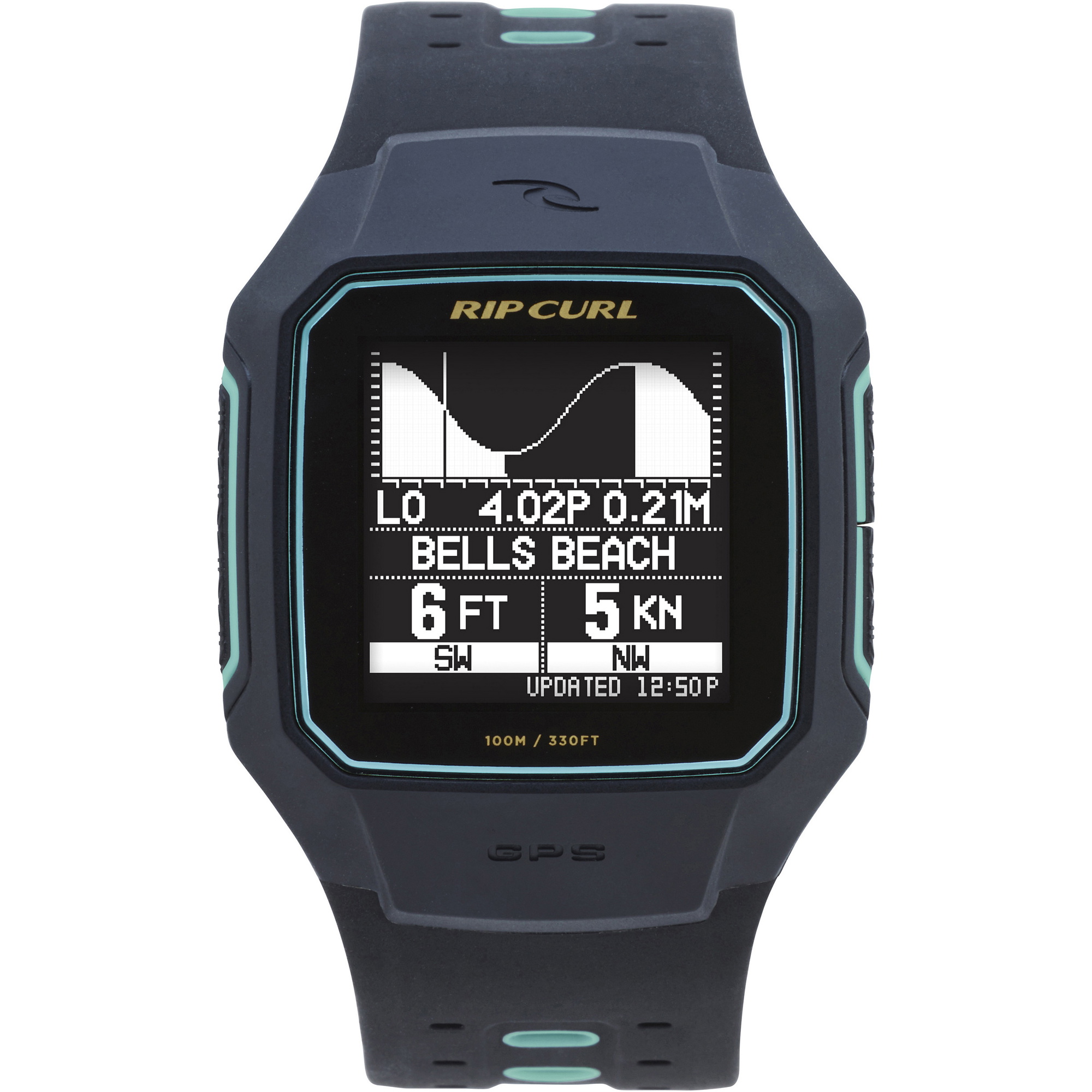 2021 Rip Curl Series Gps De Pesquisa 2 Smart Surf Watch Mint A1144