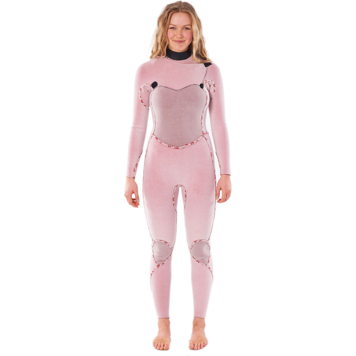 Roupa De Neoprene Feminina Rip Curl Flashbomb 5/3mm Chest Zip WSTYGG - Black