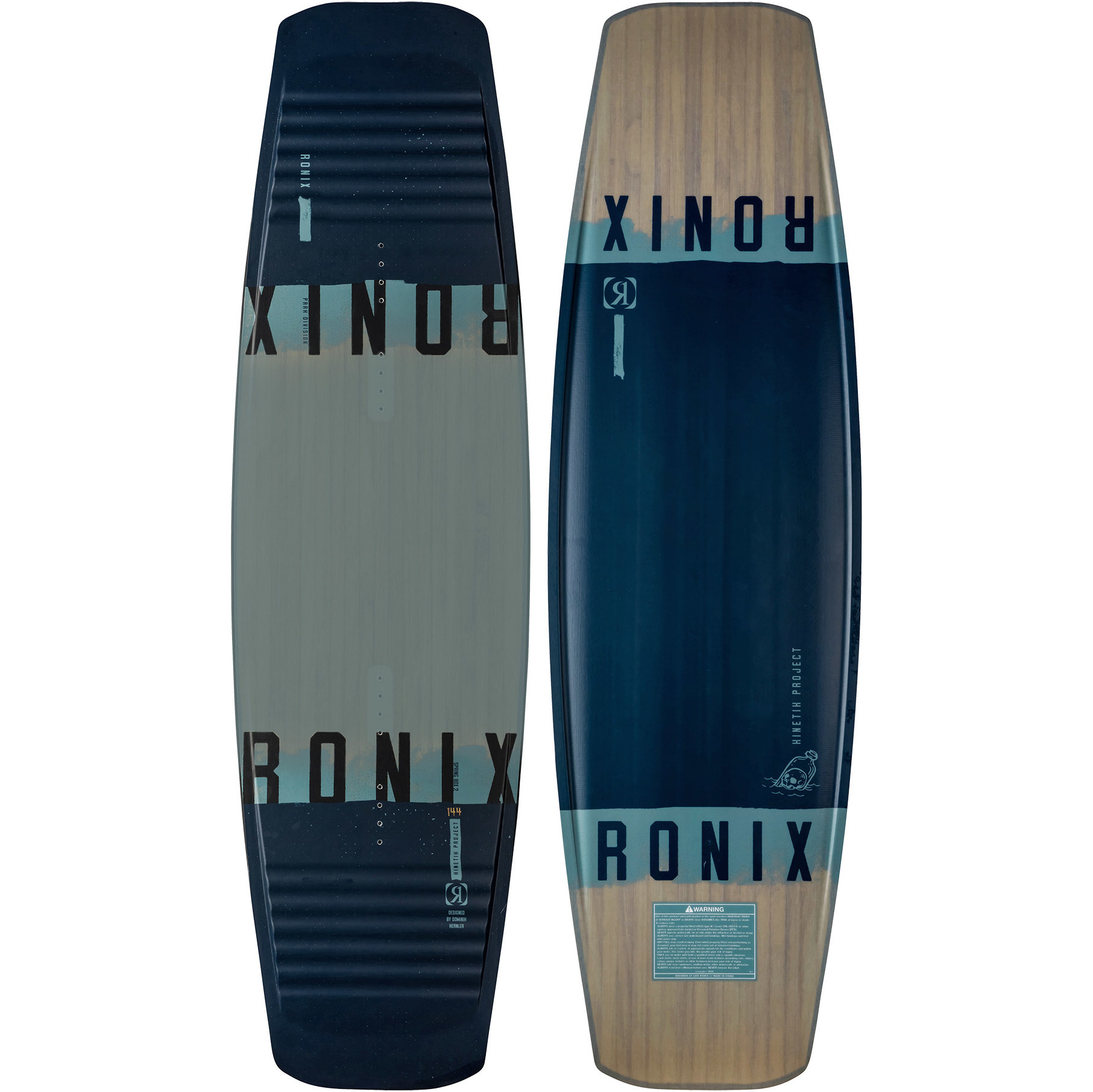 2022 Ronix Kinetik Project Springbox 2 Cabo Wakeboard 22220 - Navy / Cinza / Preto