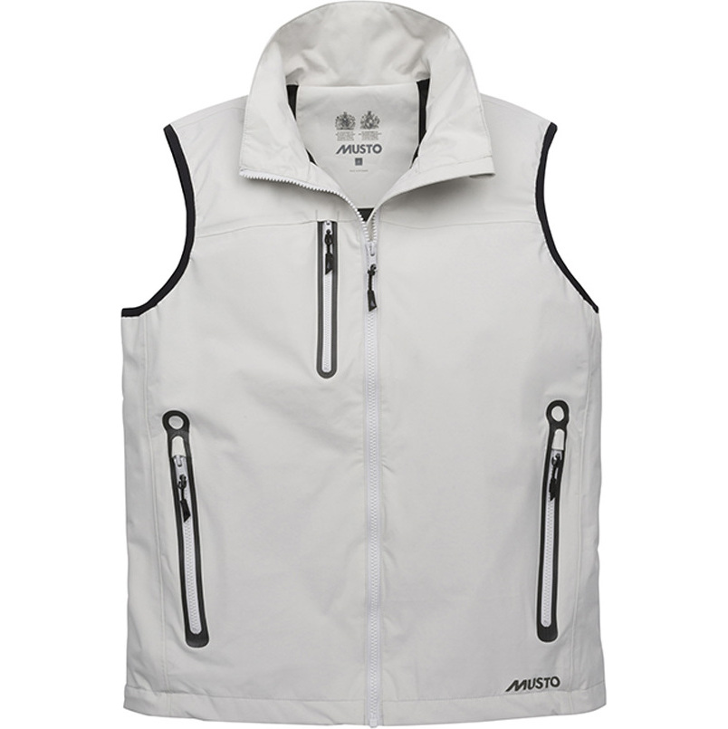 2019 Musto Sardinia Masculina Br1 Gilet Platina Smjk061