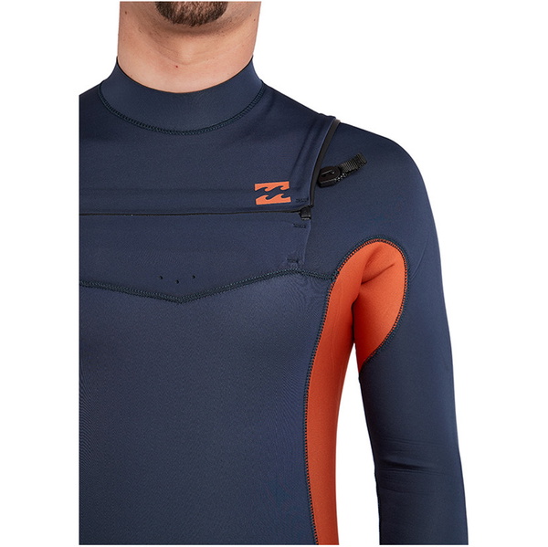 Billabong Furnace Revolução 5/4mm Chest Zip Wetsuit Ardósia L45m50