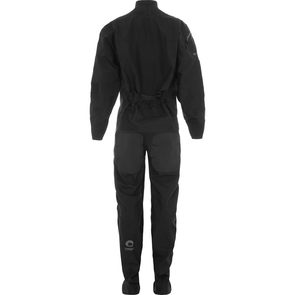 2026 Typhoon Mens Ezeedon Front Zip Drysuit 100187 - Black / Grey