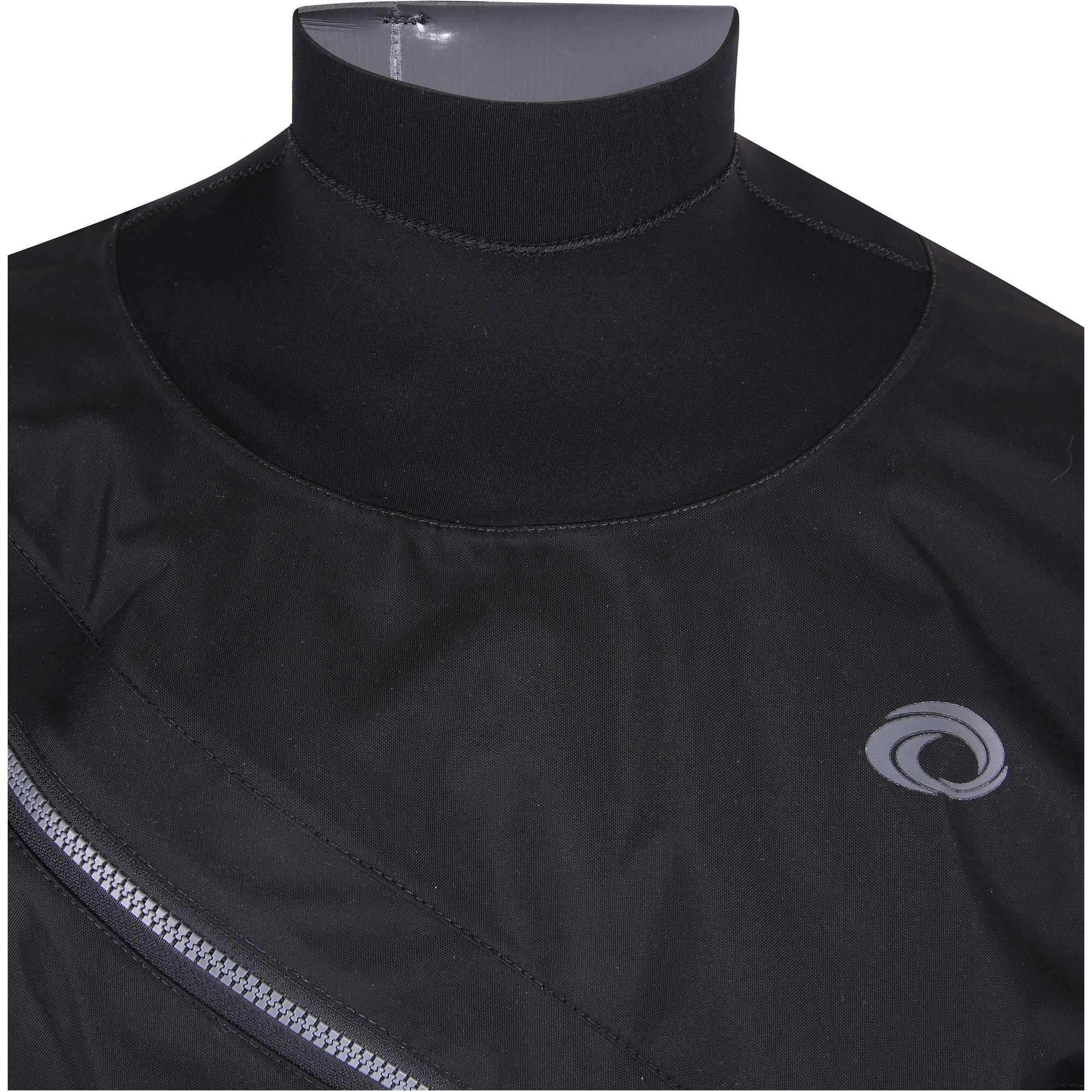 2026 Typhoon Mens Ezeedon Front Zip Drysuit 100187 - Black / Cinzento