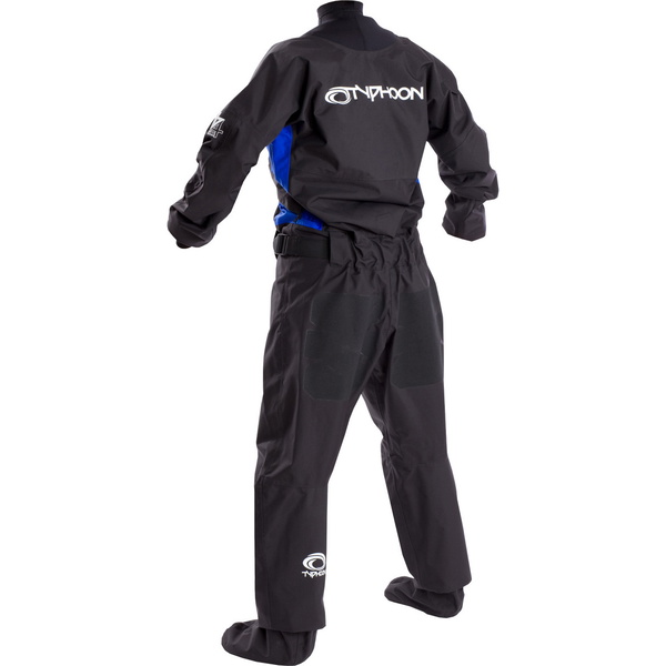 2019 Typhoon Womens Ezeedon 3 Frente Zip Drysuit Preto / Azul Incluindo Kit Bag 100159