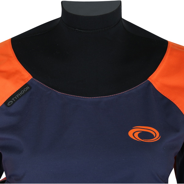 2026 Typhoon Fato Seco Hendra Hinge Zip Para Mulher 100185 - Laranja / Navy