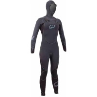 Viper Ladies 6/5/4 Fixed Hood Wetsuit in Black / Graphite
