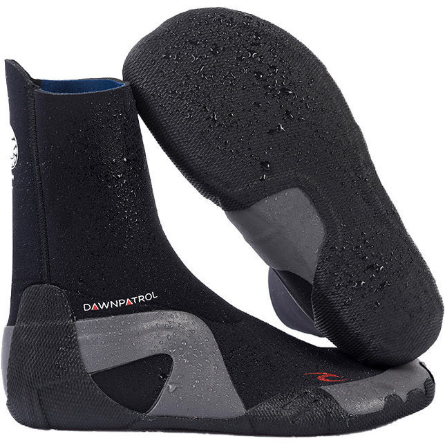 2026 Rip Curl Dawn Patrol 3mm Botas De Neoprene De Biqueira Redonda WBO7DD - Black