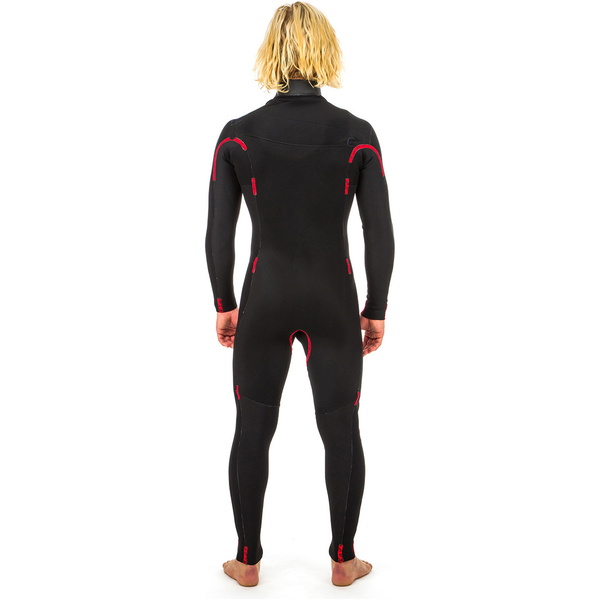 2019 Rip Curl Aggrolite 3/2mm Chest Zip Wetsuit Preto Wsm9qm