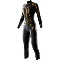 Ladies X: 2 Project X TRIATHLON Wetsuit em preto / ouro
