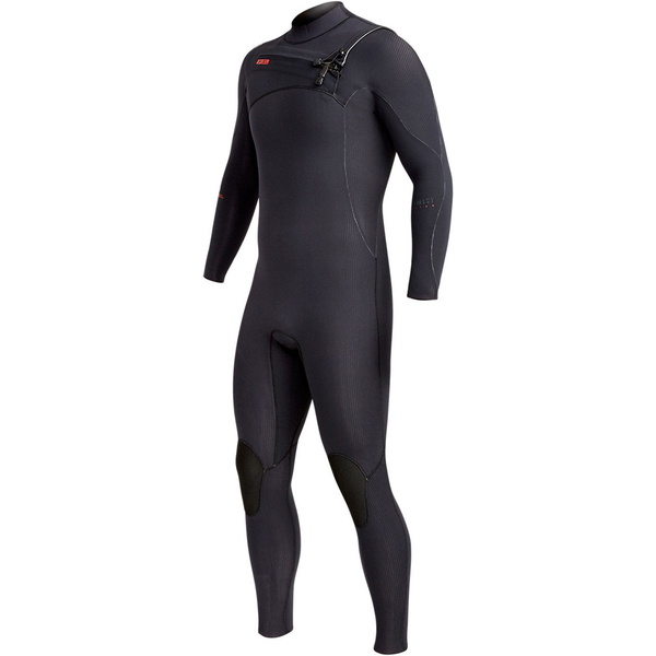 2024 Xcel Masculino Infiniti LTD 4/3mm Chest Zip Zíper No Peito MN43Z2L9 - Black