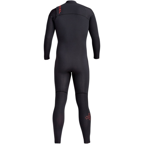2024 Xcel Masculino Infiniti LTD 4/3mm Chest Zip Zíper No Peito MN43Z2L9 - Black