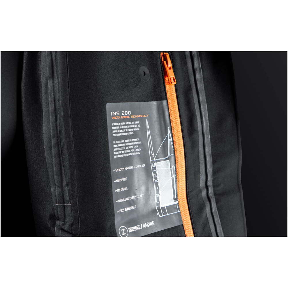2025 Zhik Casaco De Vela INS200 Coastal Para Homem JKT-0210-M-BLK - Black
