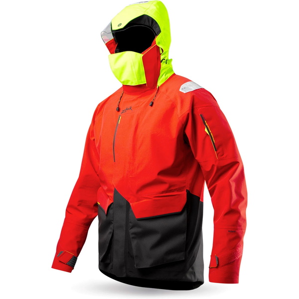 2026 Zhik Unissex OFS800 Offshore Sailing Jacket JKT-0860-U-FRD - Flame Red