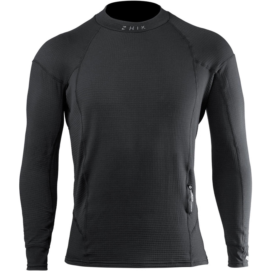 2026 Zhik Men's Superthermal Hydrobase Mangas Compridas Top Ytp-0015 - Preto