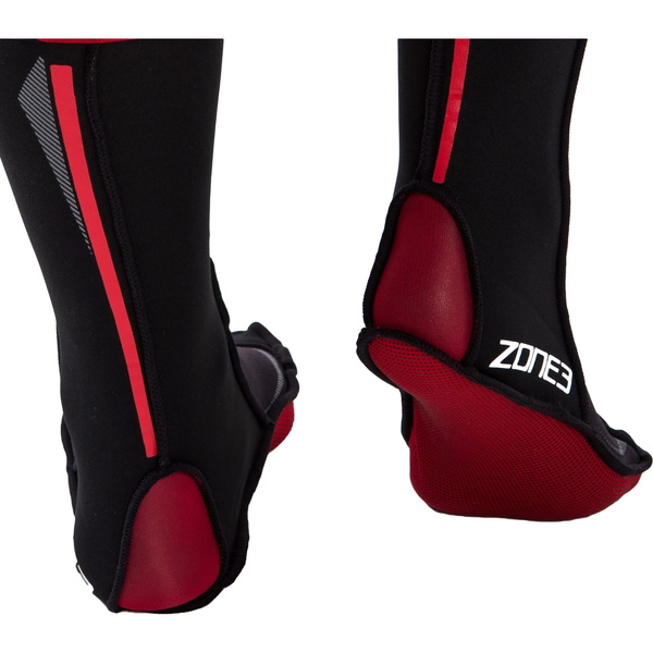 2023 Zone3 2mm Meias De Natação Em Neoprene Na18unss - Preto / Vermelho