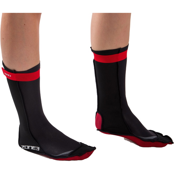 2023 Zone3 2mm Meias De Natação Em Neoprene Na18unss - Preto / Vermelho