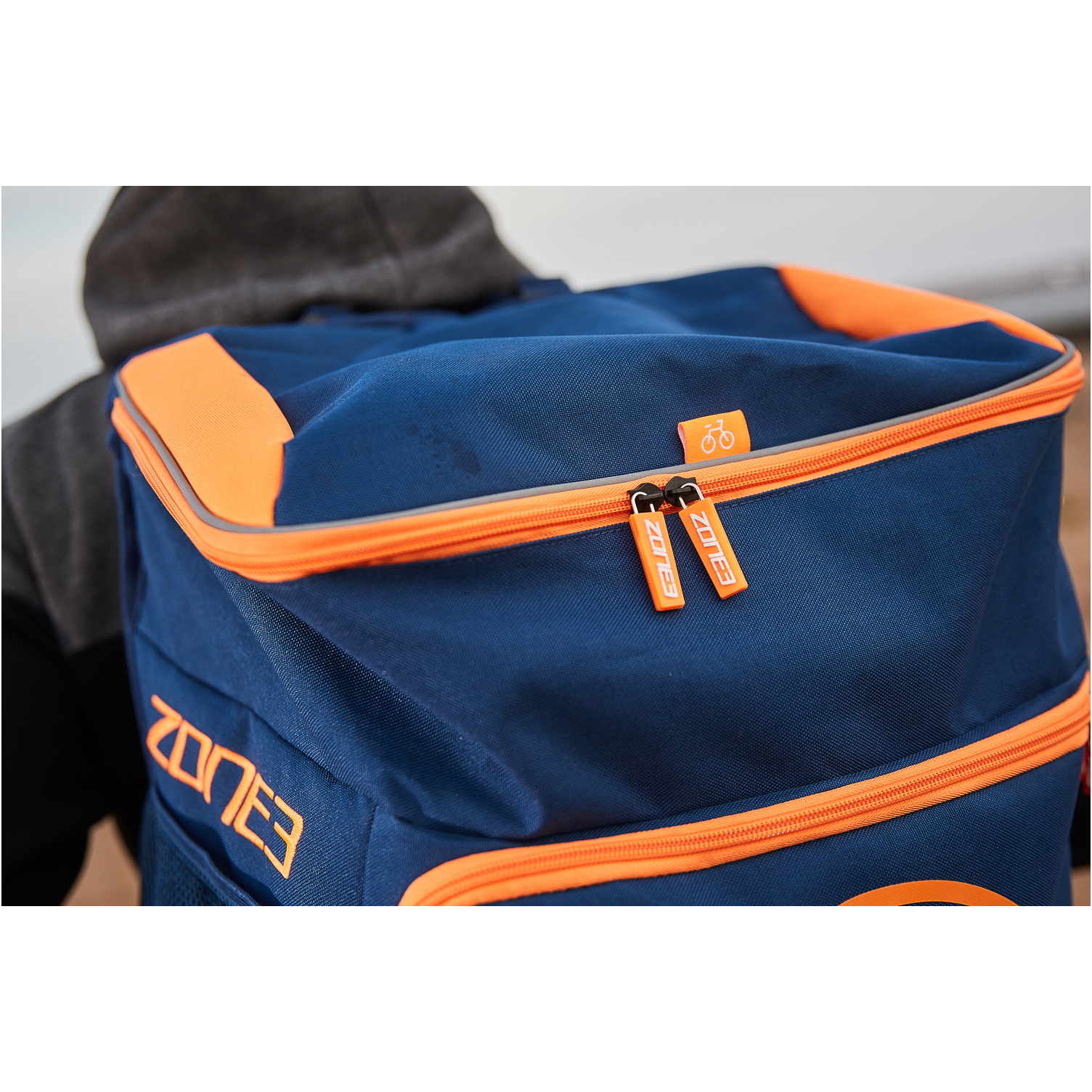2026 Zone3 Transição 40l Mochila Ra18tran - Navy / Laranja