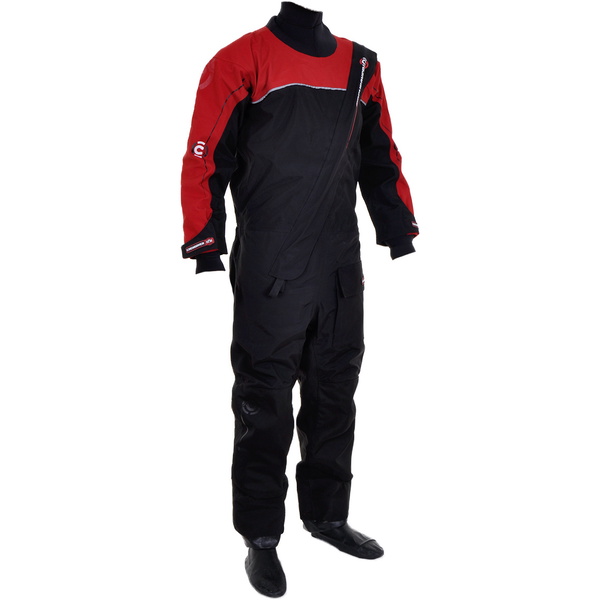 Crewsaver Cirrus Drysuit Including UnderFleece Dry Bag Black / RED 6515