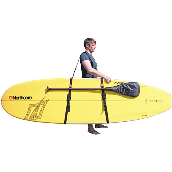 2026 Northcore Deluxe SUP / Surfboard Carry Sling NOCO16B - Black