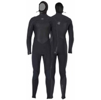 Xero Gold 7/6mm Hooded Steamer Wetsuit Black