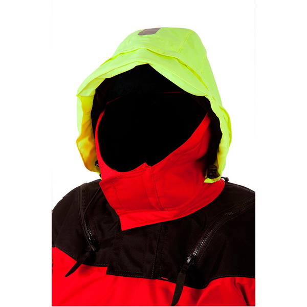 2019 Typhoon PS330 Xtreme Kayak / Ocean Sailing Drysuit + Con Zip Black / Red 100151