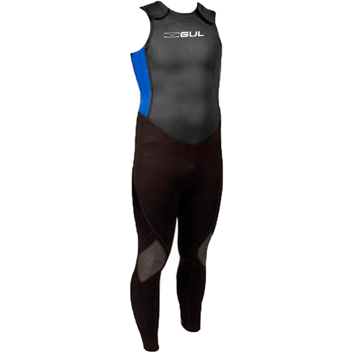 Traje De Neoprene PRETO / AZUL / BRANCO LOGO RE4312 Gul Response Long John J&uacute;nior