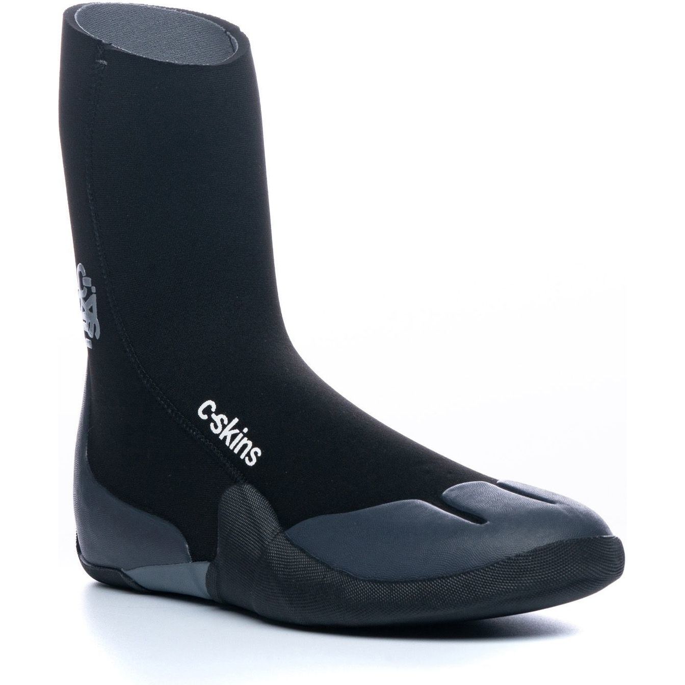 2026 C-skins Legend 5mm Botas De Dedo Redondo C-bolert - Preto / Carvão Vegetal