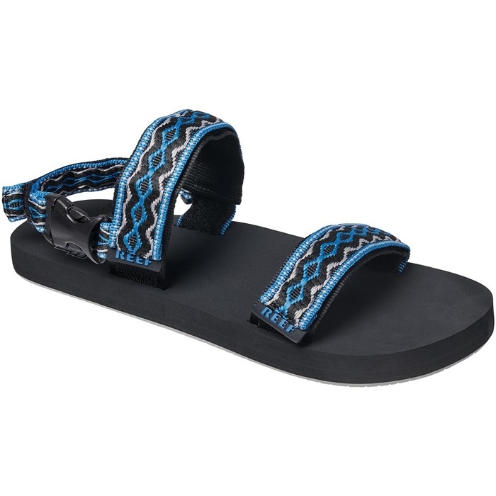 Reef Mens Convertible Flip Flops Black/Grey/Blue RF0A2YGC
