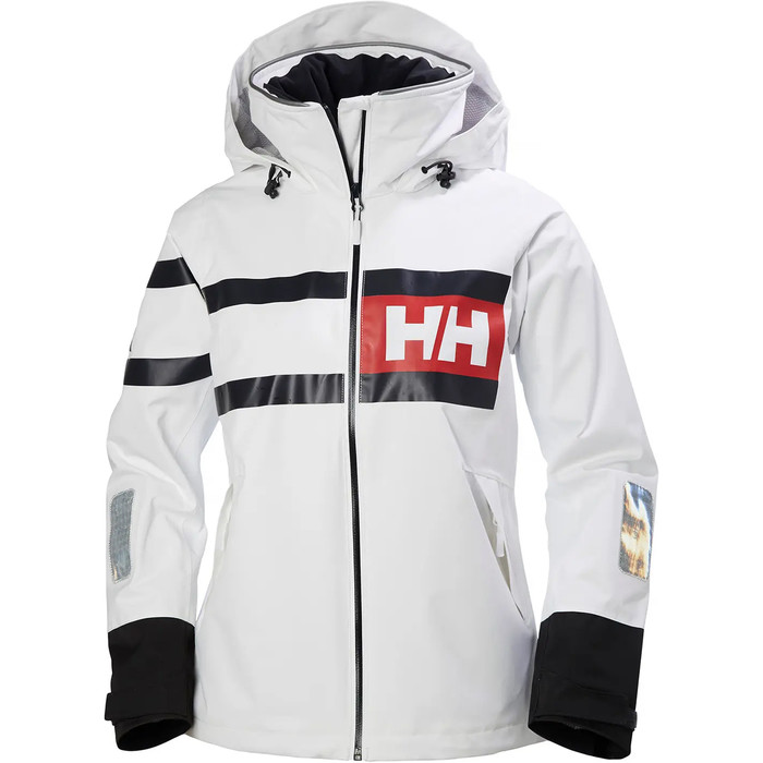 2021 Helly Hansen Womens Salt Power Sailing Jacket 36279 White