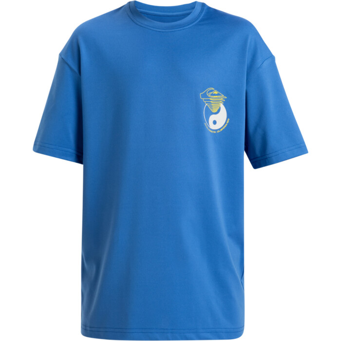 2025 Quiksilver Júnior Everyday Surf T-shirt UV De Manga Curta AQBWR03067  Nebulas Blue