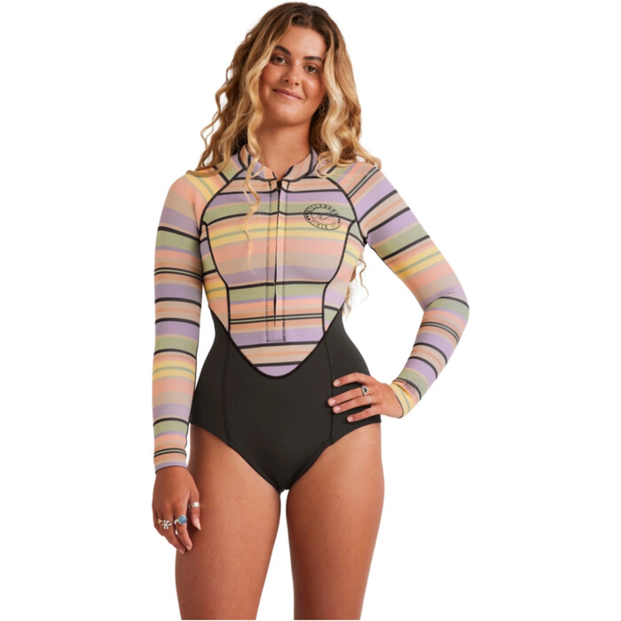 2025 Billabong Womens Salty Dayz Natural 2mm Long Sleeve