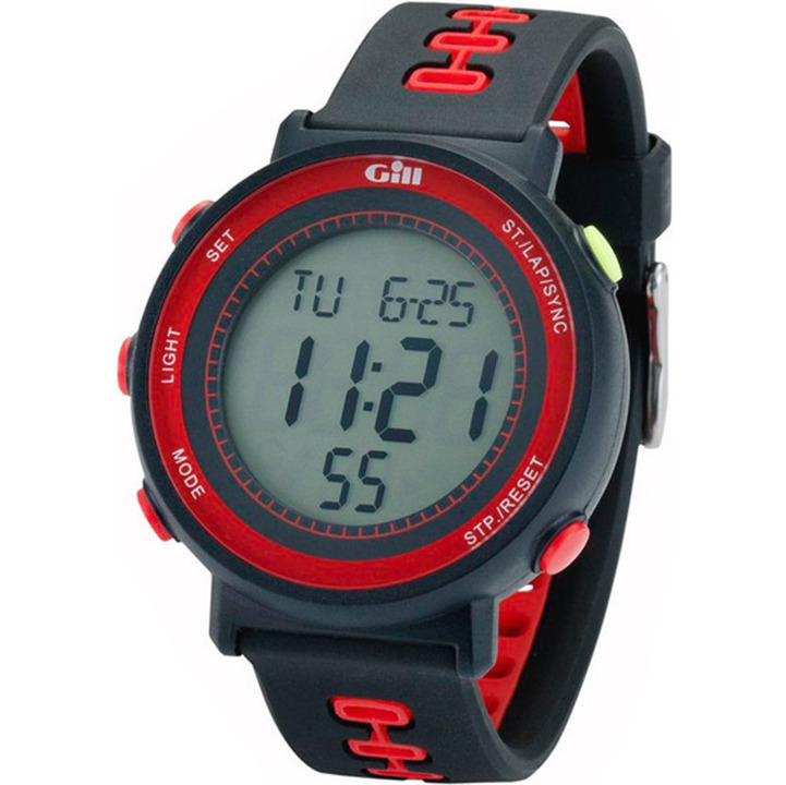 Relógio Temporizador 2022 Gill Race W013 - Preto / Vermelho