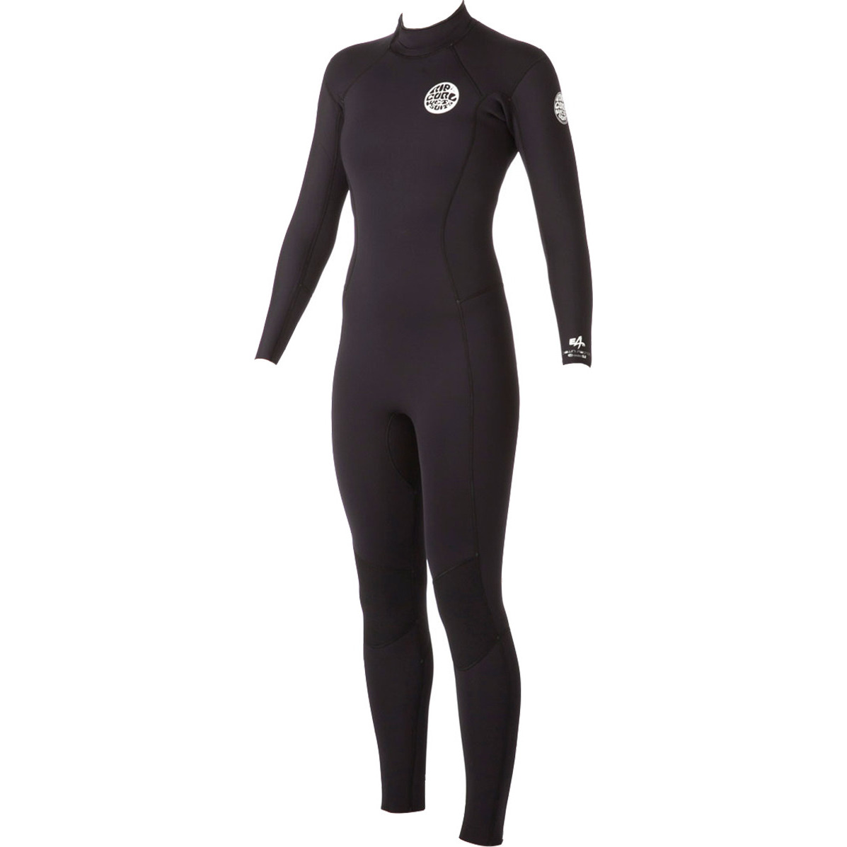 Rip Curl Senhoras Dawn Patrol 3/2mm GBS Back Zip Fato De Mergulho PRETO WSM4GW