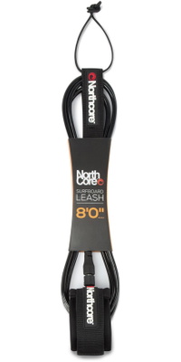 2026 Northcore 8FT Surfboard Leash NOCO56B - Black