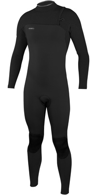 2026 ONeill Mens HyperFreak Comp 3/2mm Zip Free Wetsuit 4970 - Black
