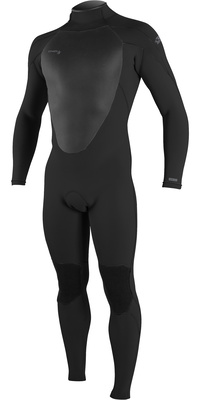 2026 ONeill Mens Epic 3/2mm Back Zip GBS Wetsuit 4211B - Black