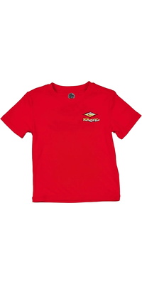 Rip Curl Colete De Lycra De Manga Curta Diamond Fade Para Criança WLYYBO - Red